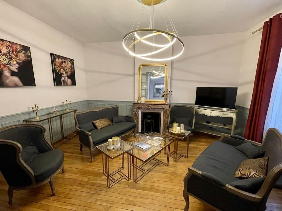 Suites Mana - La Perle Des Isles , Superbe Maison Art Deco Avec Balneotherapie Rethel Luaran gambar
